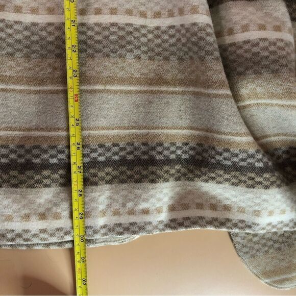 Vintage Breatan Wool Blend Southwest Pattern Long Line Blazer Size Large - Picture 12 of 13